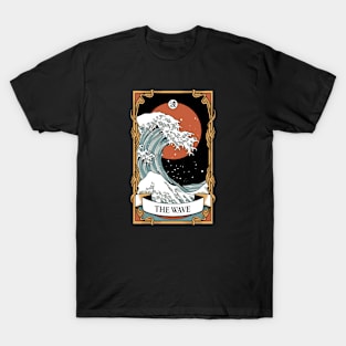 The Kanagawa Wave Tarot Card Captor by Tobe Fonseca T-Shirt